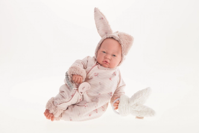 Antonio Juan 80110 SWEET REBORN NACIDA - realistična punčka dojenček z mehkim tekstilnim telesom - 40 cm