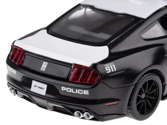 Kovinsko policijski avto Ford Shelby GT350 v merilu 1:32 z učinki svetlobnih signalov