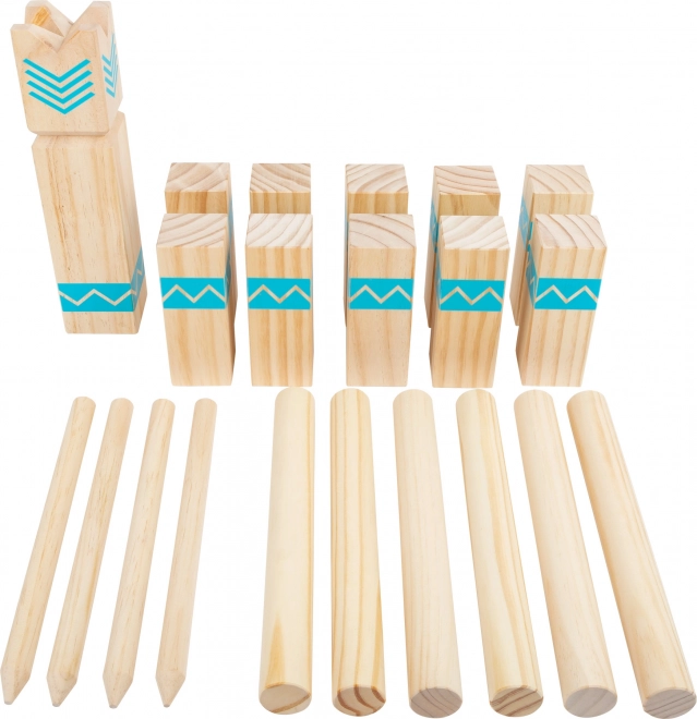 Majhne lesene Kubb kocke Viking