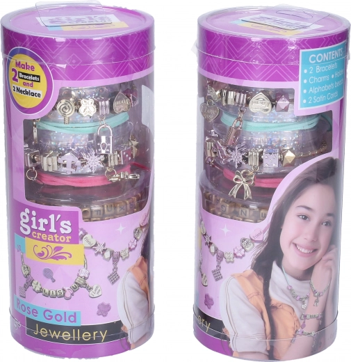 Rožnato zlati obeski in črke