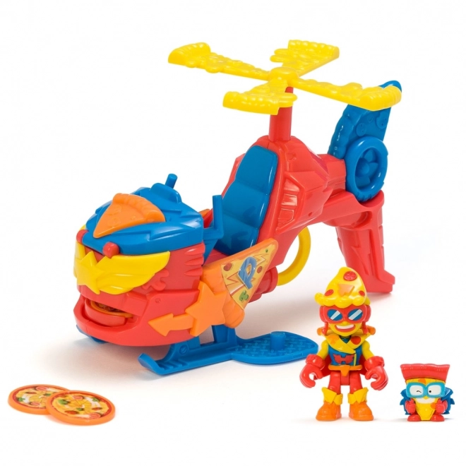 SuperThings Pizzacopter z izstreljevalnikom diskov