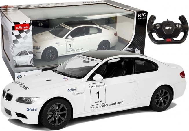 RC avto BMW M3 RASTAR 1:14 belo na daljinsko upravljanje