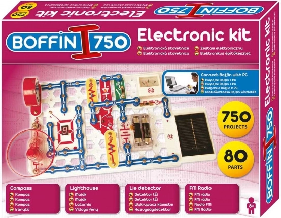 elektronski komplet boffin i 750 – 750 projektov in 80 komponent