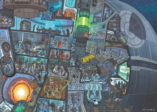 Sestavljanka Star Wars: Kje je Žvejkal? 1000 koščkov