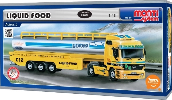 Komplet Monti System MS 55 Liguid Food Actros L-MB 1:48 v škatli 31,5x16,5x8cm