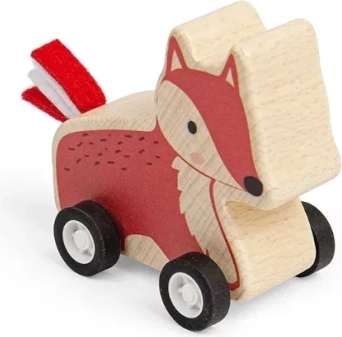 Bigjigs Toys Lesena navijalna živalca