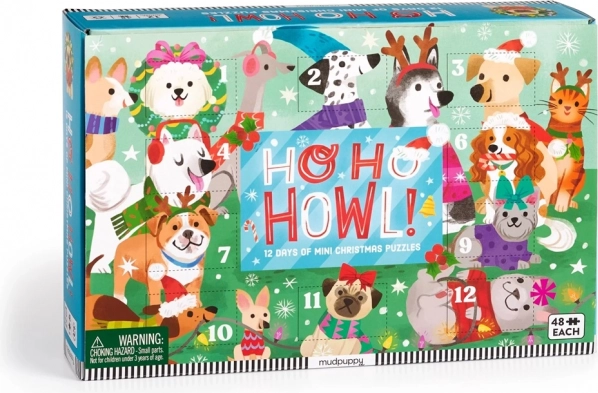 Božično odštevanje Puzzle set 12 kosov
