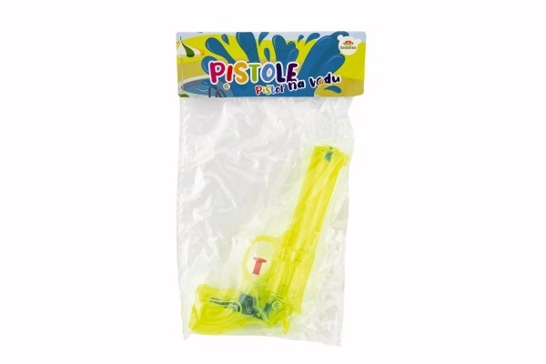 Plastična vodna pištola 17cm 3 barve v vrečki