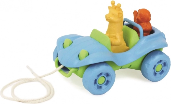 Vlečni modri avtomobilček Green Toys