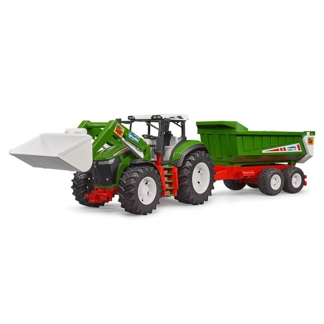 Bruder Traktor ROADMAX s čelnim nakladačem in prikolico