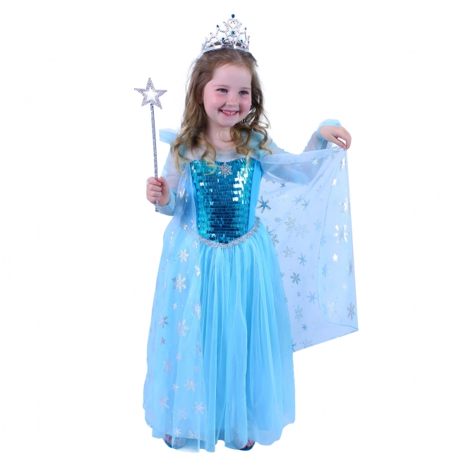 Otroški kostum snežna princesa (M)