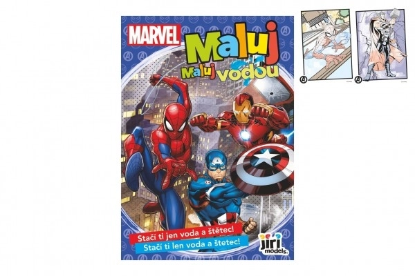 Pobarvanke Barvaj z vodo Marvel
