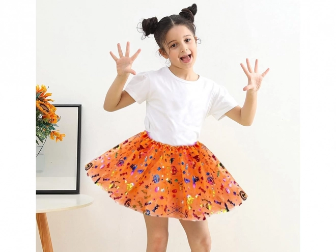 Halloween kostum s trakom in tutu krilom
