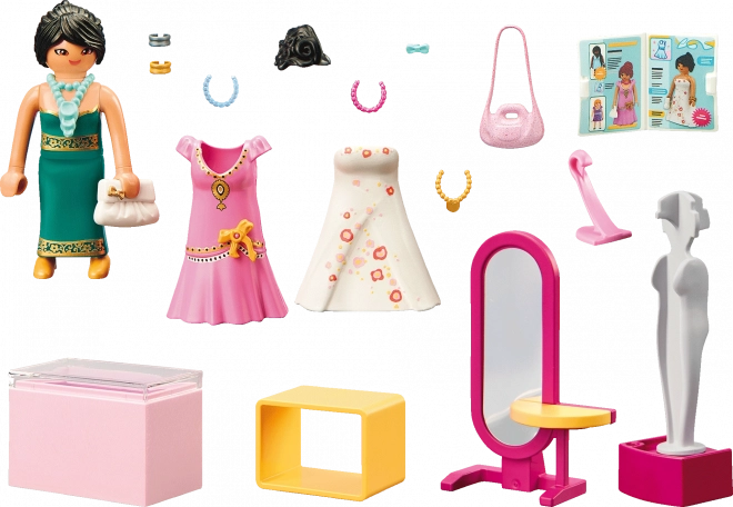 PLAYMOBIL4 City Life 70677 Darilni set Butik s družabno modo