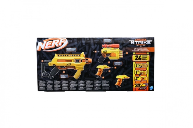 Nerf Alpha Strike 4 izstreljevalci in puščice