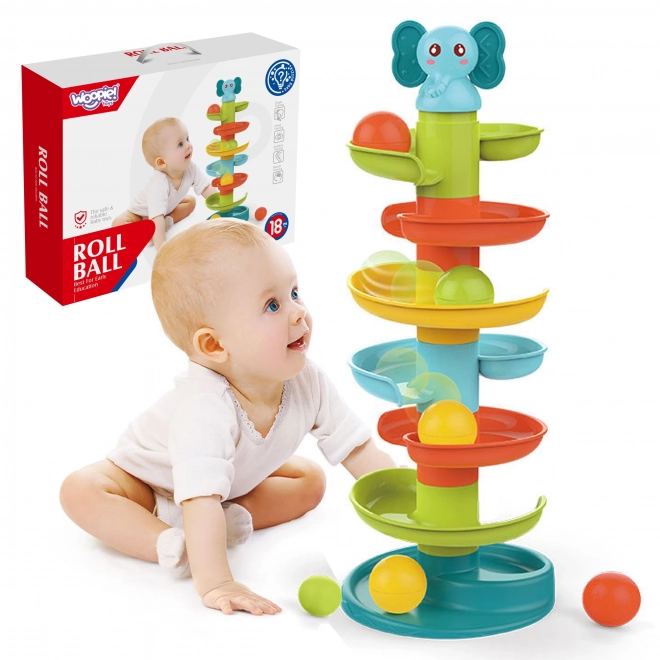 Spiralna steza za krogle za malčke