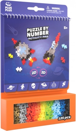Plus-Plus Activity vesolje – kreativni set za sestavljanje 2D/3D