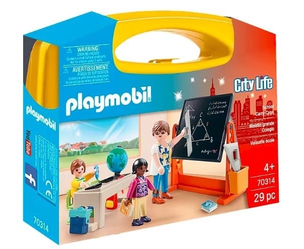 City Life 70314 Škatla za šolo s figurami