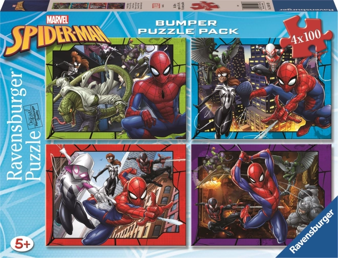 Sestavljanka Spiderman 4×100 koščkov