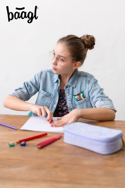 BAAGL Šolski peresnica etui Lilac