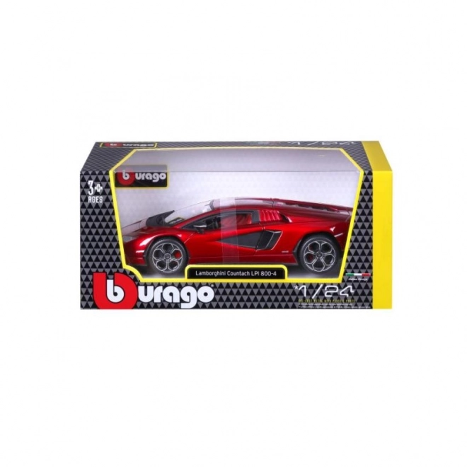 Bburago 1:24 Plus - Lamborghini Countach LPI 800-4 - Rdeča