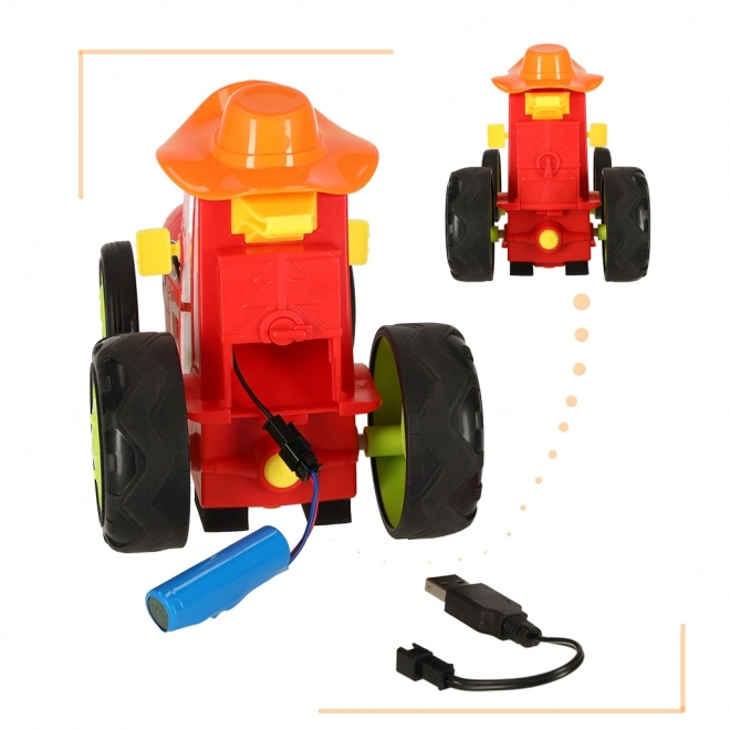 Skačljivi zabavni traktor na daljinsko upravljanje