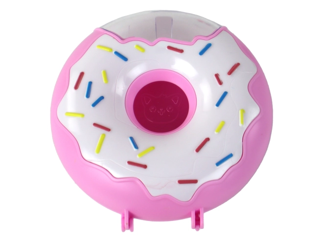 Praktična škatla donut z verižico