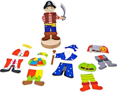 magnetne oblačilne sestavljanke – mistične figure od Bigjigs Toys