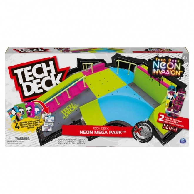 Tech Deck xconnect velik set z neonskimi barvami