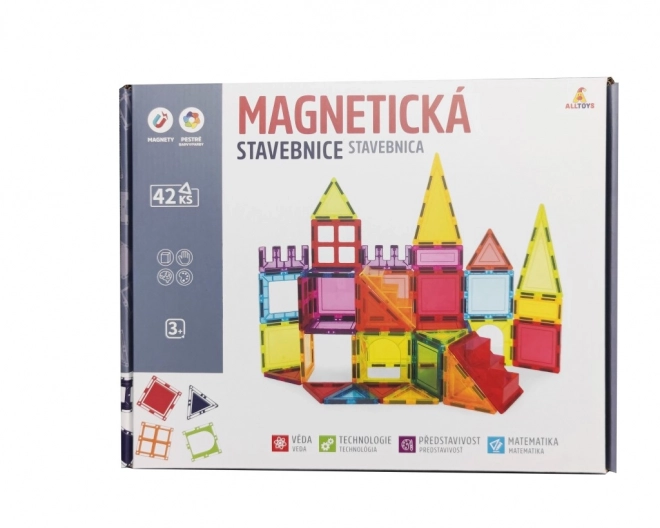 Barvita magnetna konstrukcijska igrača za otroke