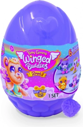 Baby Gemmy krilati prijatelji – plišasti medvedki Royal set v presenečenem jajčku