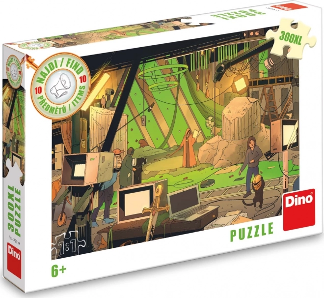 DINO Puzzla Pošči 10 predmetov: Film XL 300 delcev