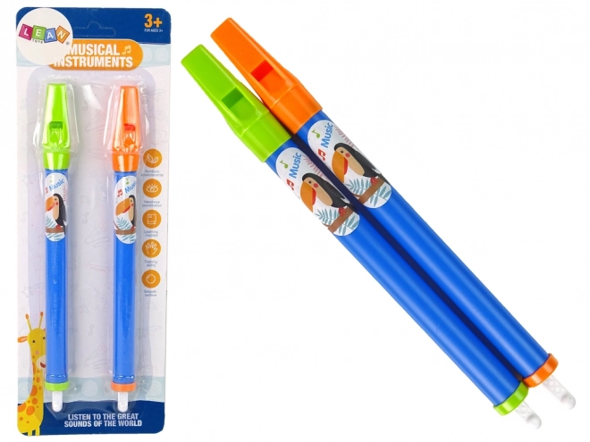 Set dveh flavt za otroke Blue Animals