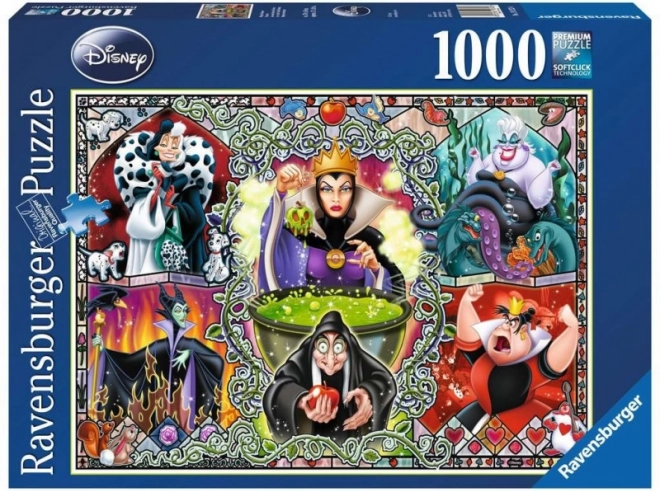 Ravensburger sestavljanka Disney: Hudobne ženske 1000 koščkov