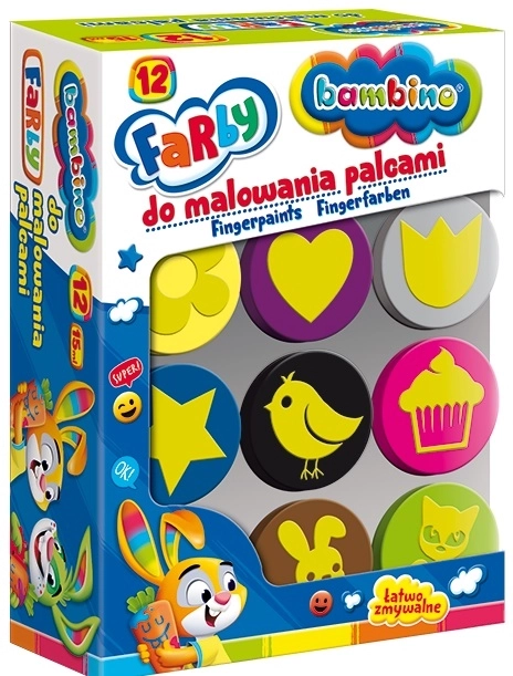 BAMBINO Barve za prste 12 barv