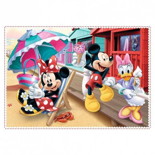 Puzzle 4v1 Minnie s prijatelji