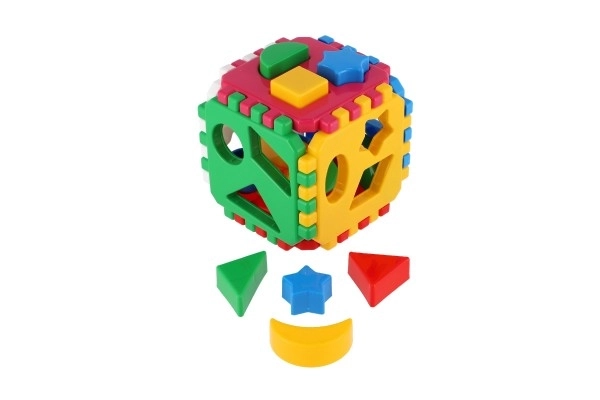 Vstavljiva kocka plastika 12x12cm v mreži 12m+