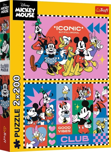 Sestavljanka 2×200 kosov Disney – čas s prijatelji