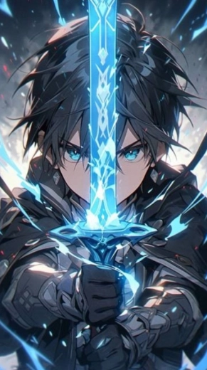 Diamantno slikanje Kirito 30x40 cm