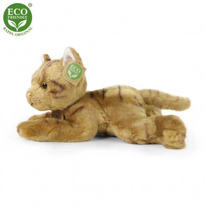 Plišasta mačka ležeča 30 cm ECO-FRIENDLY