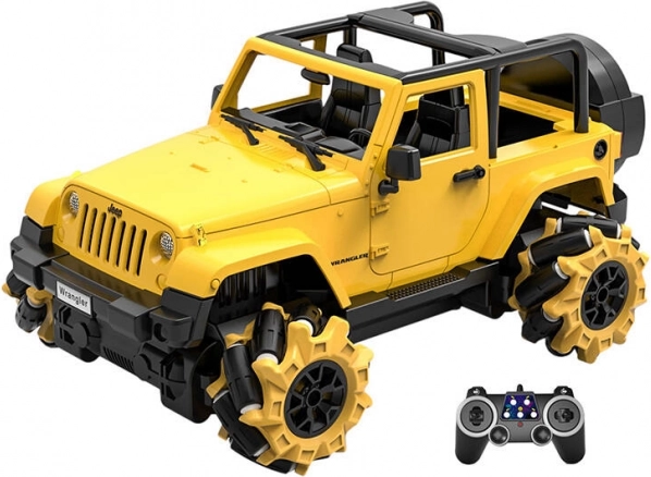 Daljinsko vodeni avto Jeep Double Eagle 1:16 (rumen, drift)