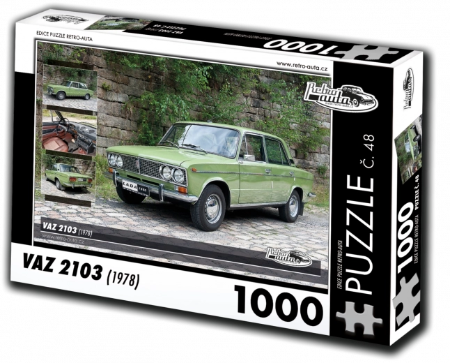 Retro avtomobilske sestavljanke VAZ 2103 (1978) – 1000 koščkov