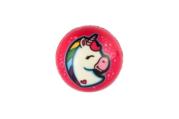 Unicorn žogica pene 8cm mešanica barv v vrečki 24 kosov v škatli