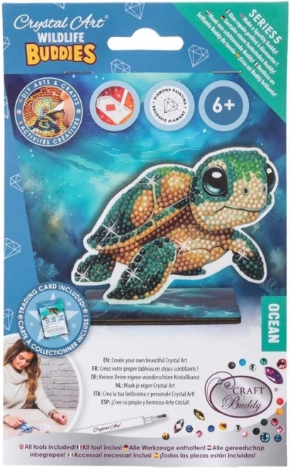 Diamantno slikanje Ocean: želva