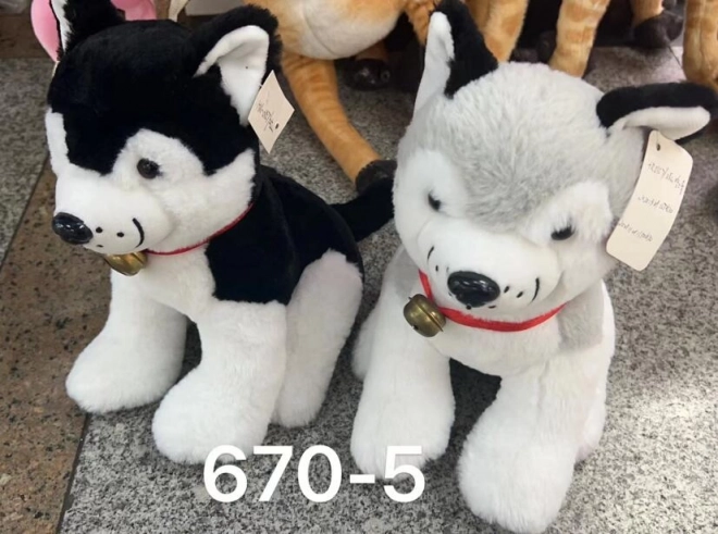 Plišasti husky 25 cm