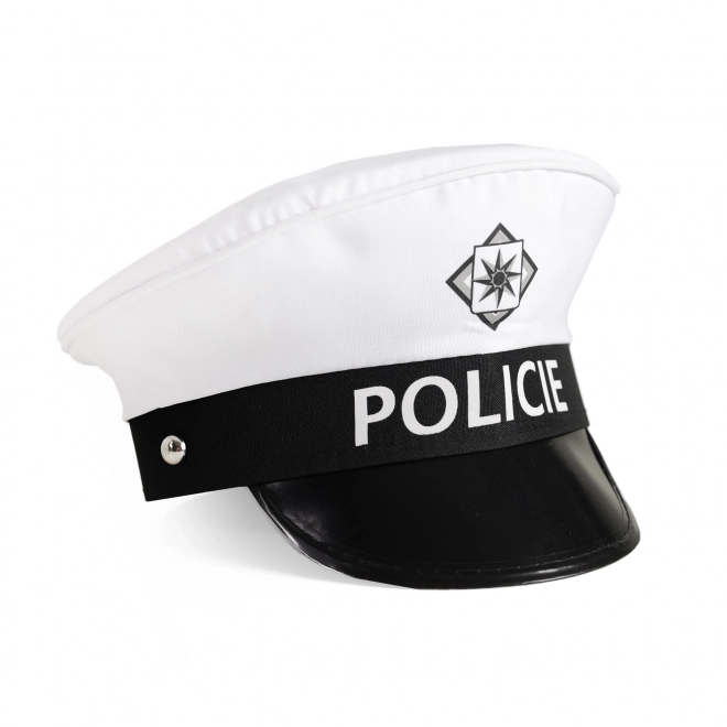 Set prometne policije tkanina/plastika čepica, loparček, piščalka na kartici 30x48x8cm