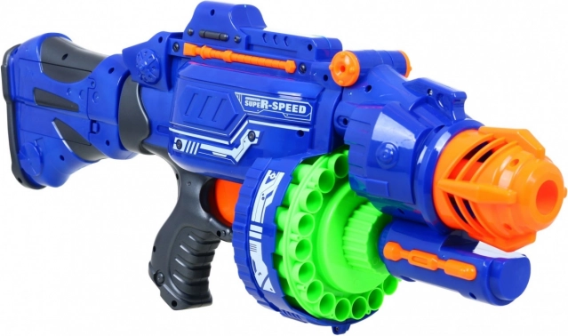 Polavtomatski bobnasti blaster s hitro strežbo