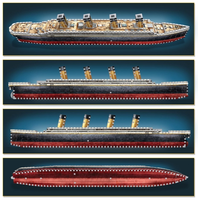 3D sestavljanka Titanic od Wrebbit, 440 kosov