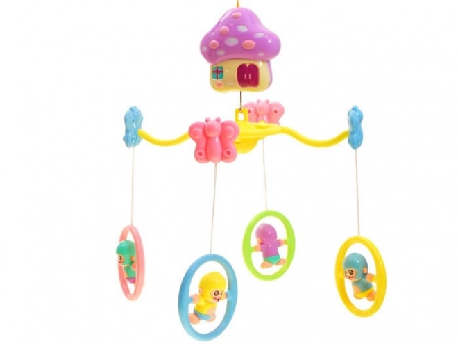 Pastelna vrtiljaka z glasbenim mehanizmom