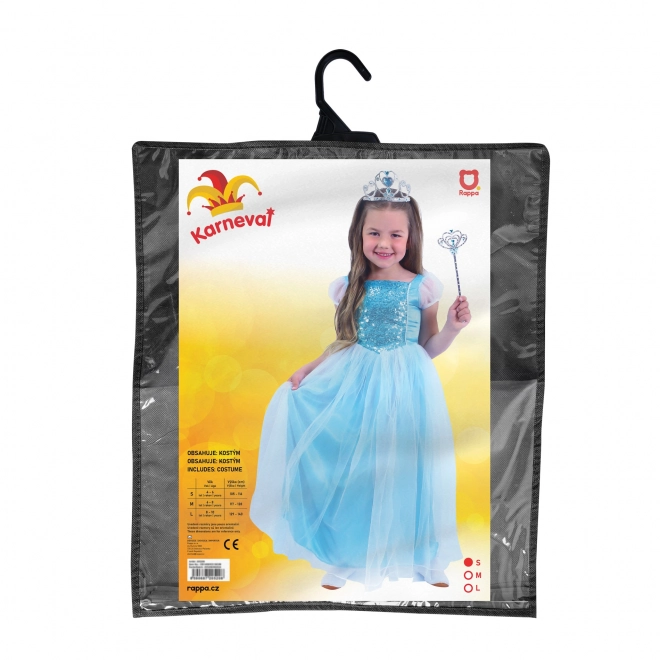 Otroški kostum princesa Modrinka (S)